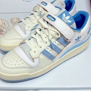 Adidas Forum 84 Low UNC Shoes retro basketball sneakers EUC
